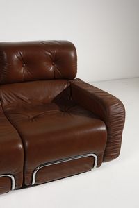 PIAZZESI ADRIANO : attribuito.Divano  - Asta Asta 364 | DESIGN E ARTI DECORATIVE DEL NOVECENTO - DESIGN (Online) Online - Associazione Nazionale - Case d'Asta italiane