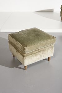 MANIFATTURA ITALIANA : Coppia di poggiapiedi  - Asta Asta 364 | DESIGN E ARTI DECORATIVE DEL NOVECENTO - DESIGN (Online) Online - Associazione Nazionale - Case d'Asta italiane