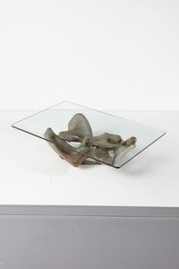 TREVI CLAUDIO (1928 - 1987) : attribuito. Tavolo scultoreo  - Asta Asta 364 | DESIGN E ARTI DECORATIVE DEL NOVECENTO - DESIGN (Online) Online - Associazione Nazionale - Case d'Asta italiane