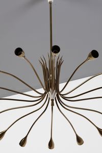 STILNOVO : attribuito. Lampada a sospensione  - Asta Asta 364 | DESIGN E ARTI DECORATIVE DEL NOVECENTO - DESIGN (Online) Online - Associazione Nazionale - Case d'Asta italiane