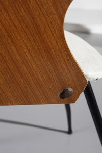 RATTI CARLO : Sei sedie  - Asta Asta 364 | DESIGN E ARTI DECORATIVE DEL NOVECENTO - DESIGN (Online) Online - Associazione Nazionale - Case d'Asta italiane