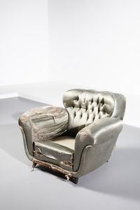 ULRICH GUGLIELMO (1904 - 1977) : attribuito. Coppia di poltrone  - Asta Asta 364 | DESIGN E ARTI DECORATIVE DEL NOVECENTO - DESIGN (Online) Online - Associazione Nazionale - Case d'Asta italiane