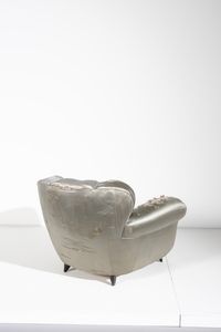 ULRICH GUGLIELMO (1904 - 1977) : attribuito. Coppia di poltrone  - Asta Asta 364 | DESIGN E ARTI DECORATIVE DEL NOVECENTO - DESIGN (Online) Online - Associazione Nazionale - Case d'Asta italiane