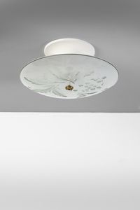 CHIESA PIETRO (1892 - 1948) - Lampada a plafoniera per Fontana Arte