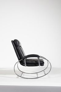 ZEVI RENATO : Dondolo Ellipse  - Asta Asta 364 | DESIGN E ARTI DECORATIVE DEL NOVECENTO - DESIGN (Online) Online - Associazione Nazionale - Case d'Asta italiane