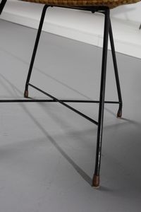 BOZZI AUGUSTO (1924 - 1982) : Quattro sedie Athena per F.lli Saporiti  - Asta Asta 364 | DESIGN E ARTI DECORATIVE DEL NOVECENTO - DESIGN (Online) Online - Associazione Nazionale - Case d'Asta italiane