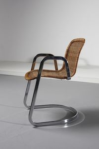 RIZZO WILLY (1928 - 2013) : attribuito. Coppia di poltroncine per Cidue  - Asta Asta 364 | DESIGN E ARTI DECORATIVE DEL NOVECENTO - DESIGN (Online) Online - Associazione Nazionale - Case d'Asta italiane