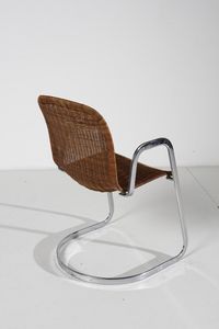 RIZZO WILLY (1928 - 2013) : attribuito. Coppia di poltroncine per Cidue  - Asta Asta 364 | DESIGN E ARTI DECORATIVE DEL NOVECENTO - DESIGN (Online) Online - Associazione Nazionale - Case d'Asta italiane