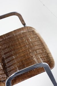 RIZZO WILLY (1928 - 2013) : attribuito. Coppia di poltroncine per Cidue  - Asta Asta 364 | DESIGN E ARTI DECORATIVE DEL NOVECENTO - DESIGN (Online) Online - Associazione Nazionale - Case d'Asta italiane