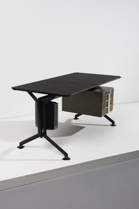 GRUPPO BBPR (n. 1932) : Scrivania Arco per Olivetti Synthesis  - Asta Asta 364 | DESIGN E ARTI DECORATIVE DEL NOVECENTO - DESIGN (Online) Online - Associazione Nazionale - Case d'Asta italiane