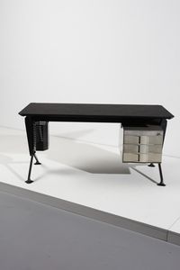 GRUPPO BBPR (n. 1932) : Scrivania Arco per Olivetti Synthesis  - Asta Asta 364 | DESIGN E ARTI DECORATIVE DEL NOVECENTO - DESIGN (Online) Online - Associazione Nazionale - Case d'Asta italiane