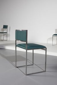 RIZZO WILLY (1928 - 2013) : Sei sedie  - Asta Asta 364 | DESIGN E ARTI DECORATIVE DEL NOVECENTO - DESIGN (Online) Online - Associazione Nazionale - Case d'Asta italiane