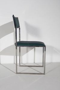 RIZZO WILLY (1928 - 2013) : Sei sedie  - Asta Asta 364 | DESIGN E ARTI DECORATIVE DEL NOVECENTO - DESIGN (Online) Online - Associazione Nazionale - Case d'Asta italiane