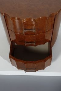 MERONI & FOSSATI : Coppia di comodini  - Asta Asta 364 | DESIGN E ARTI DECORATIVE DEL NOVECENTO - DESIGN (Online) Online - Associazione Nazionale - Case d'Asta italiane