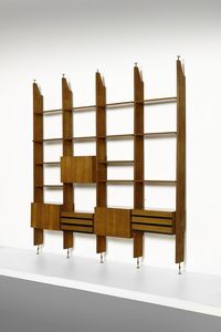 MANIFATTURA ITALIANA : Libreria  - Asta Asta 364 | DESIGN E ARTI DECORATIVE DEL NOVECENTO - DESIGN (Online) Online - Associazione Nazionale - Case d'Asta italiane