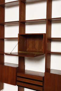 MANIFATTURA ITALIANA : Libreria  - Asta Asta 364 | DESIGN E ARTI DECORATIVE DEL NOVECENTO - DESIGN (Online) Online - Associazione Nazionale - Case d'Asta italiane