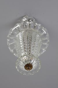 TOSO AURELIANO (1884 - 1979) : Coppia di lampade a sospensione  - Asta Asta 364 | DESIGN E ARTI DECORATIVE DEL NOVECENTO - DESIGN (Online) Online - Associazione Nazionale - Case d'Asta italiane