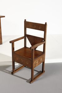 MAGGIONI GINO (1898 - 1955) : attribuito. Scrivania con sedia  - Asta Asta 364 | DESIGN E ARTI DECORATIVE DEL NOVECENTO - DESIGN (Online) Online - Associazione Nazionale - Case d'Asta italiane