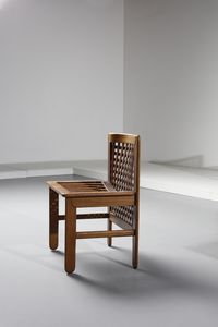 GIAMPIERO VITELLI & TITINA AMMANNATI : Quattro sedie per Pozzi e Verga  - Asta Asta 364 | DESIGN E ARTI DECORATIVE DEL NOVECENTO - DESIGN (Online) Online - Associazione Nazionale - Case d'Asta italiane