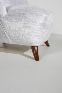 ULRICH GUGLIELMO (1904 - 1977) : attribuito. Coppia di poltrone  - Asta Asta 364 | DESIGN E ARTI DECORATIVE DEL NOVECENTO - DESIGN (Online) Online - Associazione Nazionale - Case d'Asta italiane