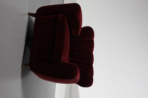 ULRICH GUGLIELMO (1904 - 1977) : attribuito. Coppia di poltrone  - Asta Asta 364 | DESIGN E ARTI DECORATIVE DEL NOVECENTO - DESIGN (Online) Online - Associazione Nazionale - Case d'Asta italiane