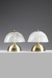 BROTTO ANGELO (1914 - 2002) - Coppia di lampade da tavolo per Esperia