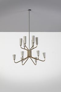 MANIFATTURA ITALIANA : Lampada a sospensione  - Asta Asta 364 | DESIGN E ARTI DECORATIVE DEL NOVECENTO - DESIGN (Online) Online - Associazione Nazionale - Case d'Asta italiane