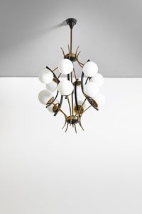 STILNOVO : Lampada a sospensione  - Asta Asta 364 | DESIGN E ARTI DECORATIVE DEL NOVECENTO - DESIGN (Online) Online - Associazione Nazionale - Case d'Asta italiane