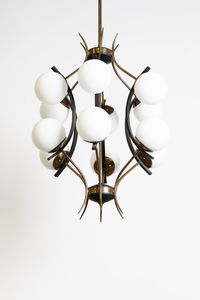 STILNOVO : Lampada a sospensione  - Asta Asta 364 | DESIGN E ARTI DECORATIVE DEL NOVECENTO - DESIGN (Online) Online - Associazione Nazionale - Case d'Asta italiane