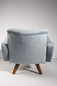 ZANINE CALDAS JOSE' (1919 - 2001) : Poltrona per M�veis Art�sticos  - Asta Asta 364 | DESIGN E ARTI DECORATIVE DEL NOVECENTO - DESIGN (Online) Online - Associazione Nazionale - Case d'Asta italiane