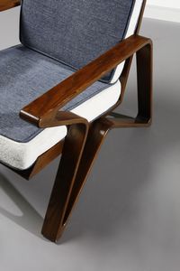 MANIFATTURA BRASILIANA : Coppia di poltrone  - Asta Asta 364 | DESIGN E ARTI DECORATIVE DEL NOVECENTO - DESIGN (Online) Online - Associazione Nazionale - Case d'Asta italiane