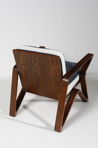 MANIFATTURA BRASILIANA : Coppia di poltrone  - Asta Asta 364 | DESIGN E ARTI DECORATIVE DEL NOVECENTO - DESIGN (Online) Online - Associazione Nazionale - Case d'Asta italiane