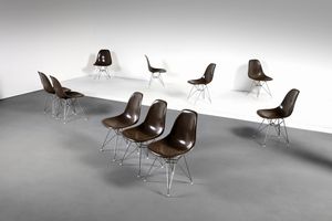 EAMES CHARLES & RAY (1907 - 1978) - Dieci sedie produzione Herman Miller