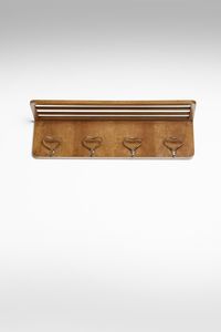 PARISI ICO (1916 - 1996) - attribuito. Appendiabiti con mensola da muro