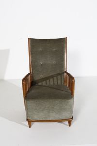 BUFFA PAOLO (1903 - 1970) : attributo. Poltrona  - Asta Asta 364 | DESIGN E ARTI DECORATIVE DEL NOVECENTO - DESIGN (Online) Online - Associazione Nazionale - Case d'Asta italiane