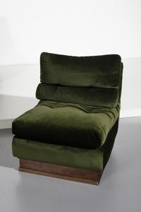 FRIGERIO LUCIANO (1928 - 1999) : Coppia di poltrone e divano  - Asta Asta 364 | DESIGN E ARTI DECORATIVE DEL NOVECENTO - DESIGN (Online) Online - Associazione Nazionale - Case d'Asta italiane