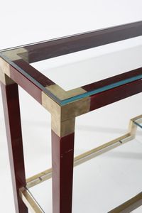 PETTI SANDRO (n. 1927) : Consolle serie Canton per Angolometallarte  - Asta Asta 364 | DESIGN E ARTI DECORATIVE DEL NOVECENTO - DESIGN (Online) Online - Associazione Nazionale - Case d'Asta italiane