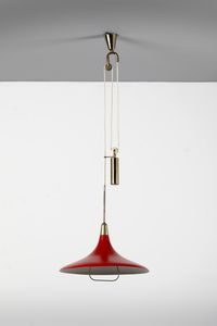 LELII ANGELO (1911 - 1979) - Lampada a sospensione per Arredoluce, Monza