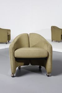 GERLI EUGENIO (n. 1923) : Sei poltroncine PS142 per Tecno  - Asta Asta 364 | DESIGN E ARTI DECORATIVE DEL NOVECENTO - DESIGN (Online) Online - Associazione Nazionale - Case d'Asta italiane
