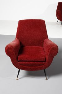 RADICE GIGI (1954 - 2002) : Divano e coppia di poltrone  - Asta Asta 364 | DESIGN E ARTI DECORATIVE DEL NOVECENTO - DESIGN (Online) Online - Associazione Nazionale - Case d'Asta italiane