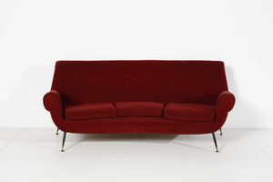 RADICE GIGI (1954 - 2002) : Divano e coppia di poltrone  - Asta Asta 364 | DESIGN E ARTI DECORATIVE DEL NOVECENTO - DESIGN (Online) Online - Associazione Nazionale - Case d'Asta italiane