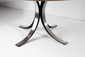 OSVALDO BORSANI (1911-1985) & EUGENIO GERLI (n. 1923) : Tavolo T69  per Tecno  - Asta Asta 364 | DESIGN E ARTI DECORATIVE DEL NOVECENTO - DESIGN (Online) Online - Associazione Nazionale - Case d'Asta italiane