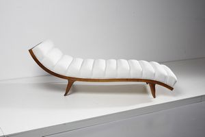 MANIFATTURA BRASILIANA : Chaise longue  - Asta Asta 364 | DESIGN E ARTI DECORATIVE DEL NOVECENTO - DESIGN (Online) Online - Associazione Nazionale - Case d'Asta italiane