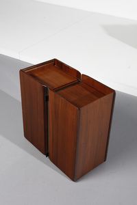 SCARPA AFRA (1937 -2011) & TOBIA (n. 1935) : Coppia di comodini Artona per Maxalto  - Asta Asta 364 | DESIGN E ARTI DECORATIVE DEL NOVECENTO - DESIGN (Online) Online - Associazione Nazionale - Case d'Asta italiane