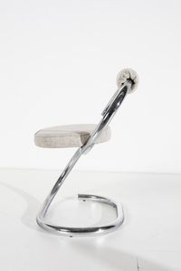 STOPPINO GIOTTO (n. 1926) : Sei sedie Cobra  - Asta Asta 364 | DESIGN E ARTI DECORATIVE DEL NOVECENTO - DESIGN (Online) Online - Associazione Nazionale - Case d'Asta italiane