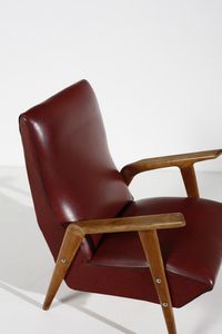 MANIFATTURA ITALIANA : Coppia di poltrone  - Asta Asta 364 | DESIGN E ARTI DECORATIVE DEL NOVECENTO - DESIGN (Online) Online - Associazione Nazionale - Case d'Asta italiane