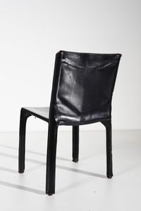 BELLINI MARIO (n. 1935) : Quattro sedie CAB per Cassina  - Asta Asta 364 | DESIGN E ARTI DECORATIVE DEL NOVECENTO - DESIGN (Online) Online - Associazione Nazionale - Case d'Asta italiane