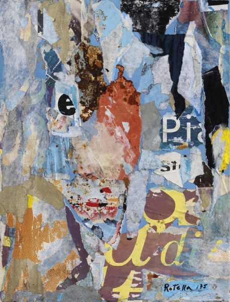 Rotella Mimmo : MIMMO ROTELLA  - Asta Arte Moderna e Contemporanea - Associazione Nazionale - Case d'Asta italiane