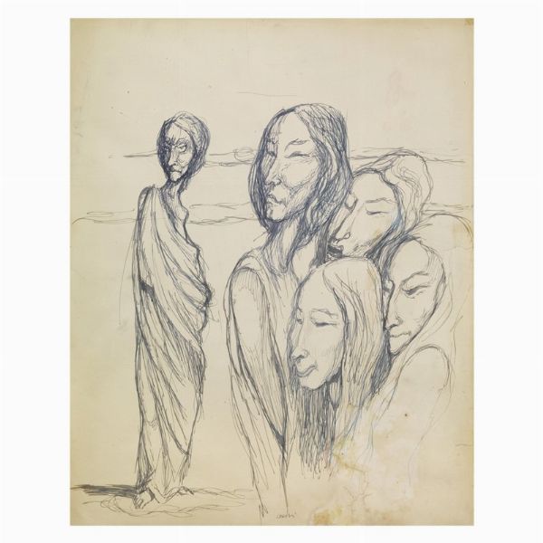 GNOLI DOMENICO : DOMENICO GNOLI  - Asta Arte Moderna e Contemporanea - Associazione Nazionale - Case d'Asta italiane