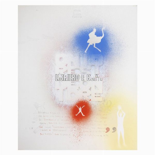 BOETTI ALIGHIERO : ALIGHIERO BOETTI  - Asta Arte Moderna e Contemporanea - Associazione Nazionale - Case d'Asta italiane